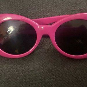 Hot Pink Mod / Kurt Cobain styled sunglasses